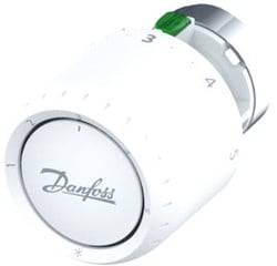 DANFOSS AVEO SERVICE THERMOSTAATKNOP MET INGEBOUWDE VOELER 34MM KLEMBAND WIT 015G4060