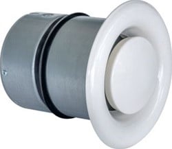 INTERLAND TECHNIEK VENTILATIEVENTIEL STAAL WIT NOMINALE DIAMETER AANSLUITING 125MM ROND ITE01MNDK06510