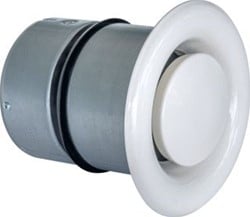 INTERLAND TECHNIEK VENTILATIEVENTIEL STAAL WIT NOMINALE DIAMETER AANSLUITING 200MM ROND ITE01MNDK06512