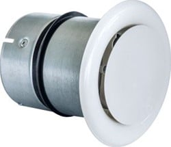 INTERLAND TECHNIEK VENTILATIEVENTIEL STAAL WIT NOMINALE DIAMETER AANSLUITING 100MM ITE01MNDK06545
