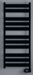 ZEHNDER ZETA ELEKTRISCHE DESIGNRADIATOR 1200X500MM 500W MAT ZWART (RAL9205) ZETBE-120-050/MQ