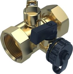 RAMINEX VUL-EN AFTAPKRAAN LE 74MM BEH MESSING GEEN (ONBEHANDELD) 270026