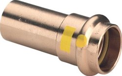 VIEGA PROFIPRESS G INSCHUIFSOK 22MM 1X PERS BRONS GAS MET SC-CONTUR 378813