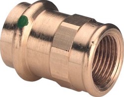 VIEGA SANPRESS OVERGANGSKOPPELING SC BRONS BI.DR. 28MMX1/2 428174