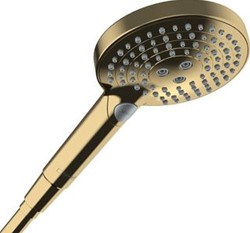 HANSGROHE RAINDANCE SELECT S 120 3JET POWDERRAIN HANDDOUCHE POLISHED GOLD OPTIC POLISHED GOLD OPTIC 26014990