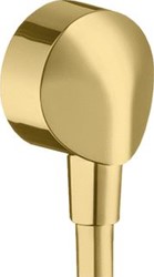 HANSGROHE FIXFIT WALL OUTLET E WITHOUT NON-RETURN VALVE POLISHED GOLD OPTIC 27454990