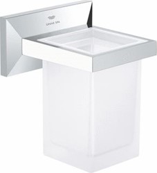 GROHE ALLURE BRILLIANT HOUDER MET GLAS 40893000