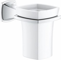 GROHE GRANDERA HOUDER MET GLAS 40909000