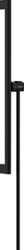HANSGROHE UNICA GLIJSTANG S PURO 65 CM MET EASY SLIDE SCHUIFSTUK EN ISIFLEX DOUCHESLANG 160 CM MAT ZWART 24402670