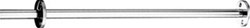DELABIE DOUCHEGORDIJNSTANG RVS (RVS) LE 1000MM RECHT INSTELB 355