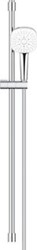 GROHE TEMPESTA CUBE GLIJSTANGSET MET HANDDOUCHE 11CM MET 3 STRAALSOORTEN 90CM MET DOUCHESLANG 175CM CHROOM 26909003