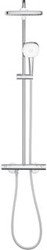 GROHE TEMPESTA CUBE SYSTEM 250 CUBE DOUCHESYSTEEM MET DOUCHEKRAAN THERMOSTATISCH MET AQUADIMMER HOH=15CM MET HOOFDD. 1 STRAALSOORT EN HANDD. 2 STRAALSOORTEN CHROOM 26689001