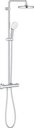 GROHE TEMPESTA SYSTEM 210 DOUCHESYSTEEM MET DOUCHEKRAAN THERMOSTATISCH MET AQUADIMMER HOH=15CM MET HOOFDD. 1 STRAALSOORT + HANDD. 1 STRAALSOORT CHROOM 26811001