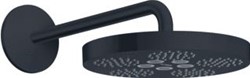 AXOR ONE HOOFDDOUCHE 280 1JET WANDAANSLUITING MAT ZWART 48491670