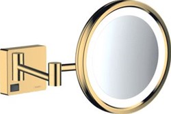 HANSGROHE ADDSTORIS SCHEERSPIEGEL MET LED LICHT POLISHED GOLD OPTIC 41790990