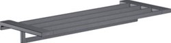 HANSGROHE ADDSTORIS HANDDOEK ARM MET HOUDER BRUSHED BLACK CHROME 41751340