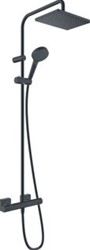 HANSGROHE VERNIS SHAPE SHOWERPIPE MET DOUCHETHERMOSTAAT ECO SMART MAT ZWART 26097670