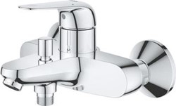 GROHE SWIFT BADKRAAN MET OMSTEL MET KOPPELINGEN HOH=15CM CHROOM 24335001