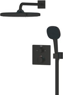 GROHE PRECISION SHOWER SET 250 VIERKANT MATTE BLACK 348822430