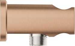 GROHE RAINSHOWER WANDAANSLUITBOCHT MET HOUDER ROND WARM SUNSET GEBORSTELD 26658DL0