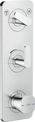 AXOR CITTERIO C THERMOSTAAT MODULE 380/120 MET PLAAT VOOR 2 DOUCHEFUNCTIES POLISHED GOLD OPTIC 49700990