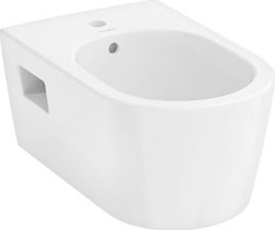 HANSGROHE ELUPURA ORIGINAL S WANDBIDET 540 MET KRAANGAT EN OVERLOOP SMARTCLEAN WIT 61171450
