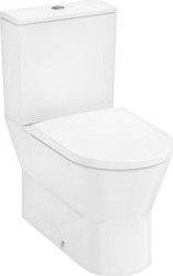 HANSGROHE ELUPURA ORIGINAL S DUOBLOK 640 MET HORIZONTALE UITGANG AQUACHANNEL FLUSH MET OPBOUW RESERVOIR EN TOILETZITTING WIT 60205450