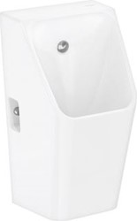HANSGROHE ELUPURA ORIGINAL Q URINOIR 600/300 MET TOEVOER VAN ACHTER EN AFVOER NAAR ONDER/ACHTER ZONDER SPOELRAND WIT 60127450