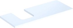 GEBERIT ONE WASTAFELBLAD VOOR OPZETWASTAFEL THIN RIM LINKS 120 CM WIT HOOGGLANS 505.295.00.1