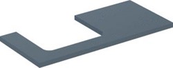 GEBERIT ONE WASTAFELBLAD VOOR OPZETWASTAFEL LINKS 105 CM LAVA MAT 505.304.00.3