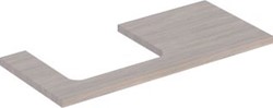 GEBERIT ONE WASTAFELBLAD VOOR OPZETWASTAFEL LINKS 105 CM EIKEN 505.304.00.5