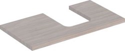 GEBERIT ONE WASTAFELBLAD VOOR OPZETWASTAFEL THIN RIM RECHTS 90 CM EIKEN 505.313.00.5