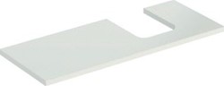 GEBERIT ONE WASTAFELBLAD VOOR OPZETWASTAFEL THIN RIM RECHTS 120 CM ZANDGRIJS HOOGGLANS 505.315.00.4