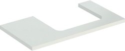 GEBERIT ONE WASTAFELBLAD VOOR OPZETWASTAFEL RECHTS 90 CM ZANDGRIJS HOOGGLANS 505.323.00.4