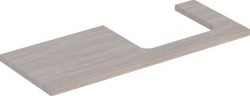 GEBERIT ONE WASTAFELBLAD VOOR OPZETWASTAFEL THIN RIM RECHTS 120 CM EIKEN 505.315.00.5