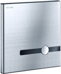 DELABIE ELEKTRONISCHE CLOSETSPOELER TEMPOMATIC RVS (RVS) UITV WANDINBOUW 464006