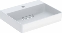 GEBERIT ONE WASTAFEL AFVOER HORIZONTAAL 50X41CM MET KRAANGAT KERATECT 505.019.00.1