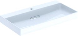 GEBERIT ONE WASTAFEL AFVOER HORIZONTAAL 90X48CM MET KRAANGAT KERATECT 505.038.00.1
