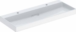 GEBERIT ONE WASTAFEL AFVOER HORIZONTAAL 120X48CM KRAANGAT LINKS EN RECHTS KERATECT 505.049.00.1