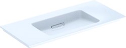 GEBERIT ONE MEUBELWASTAFEL AFVOER HORIZONTAAL 105X48CM ZONDER KRAANGAT KERATECT 505.014.00.1