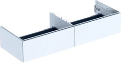 GEBERIT WASTAFELONDERKAST ONE 1332X470X266MM CORPUS WIT WAND 505.076.00.2
