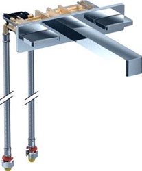 GEBERIT WASTAFELKRAAN (OPB) MECHANISCH ONE CHROOM ATL KRAANG 116.461.21.1