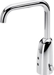 HANSA ELECTRA WASTAFELKRAAN 170MM MET VASTE UITLOOP BATTERIJ 6 V BLUETOOTH CHROOM 64442219