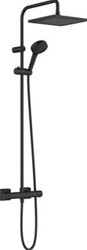 HANSGROHE VERNIS/CROMETTA VERNIS SHAPE/CROMETTA 240 1JET SHOWERPIPE MET THERMOSTAAT EC MAT ZWART 26429670