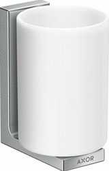 AXOR UNIVERSAL RECTANGULAR TANDENBORSTELHOUDER CHROOM 42604000