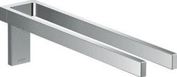 AXOR UNIVERSAL RECTANGULAR 2-LIDS HANDDOEKREK CHROOM 42622000