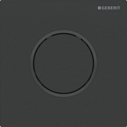 GEBERIT SIGMA 10 URINOIRSTUURSYSTEEM PNEUMATISCH 13X13CM MAT ZWART 116.015.16.1