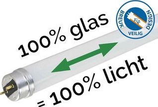 MEGAMAN LED-LAMP WIT LE 1513MM DIAM 28MM TEMP 4000K VOET G13 24W MM11918