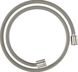 AXOR DOUCHESLANG TEXTIEL 1,25 M MET KONISCHE EN CYLINDRISCHE MOER RVS LOOK 28227800