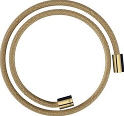 AXOR DOUCHESLANG TEXTIEL 1,25 M CYLINDRISCHE MOEREN POLISHED GOLD OPTIC 28228990